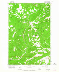 Kings Hill 1961 topographic map thumbnail