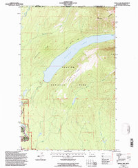 Kintla Lake 1994 topographic map thumbnail
