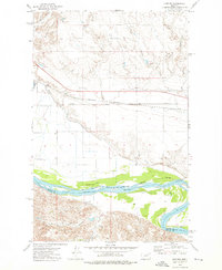 Kintyre 1972 topographic map thumbnail