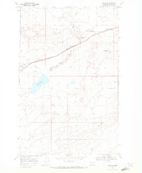 Kipp Lake 1968 topographic map thumbnail