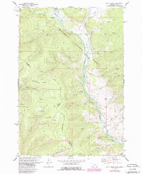 Kitty Creek 1978 topographic map thumbnail