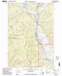 Kitty Creek 1997 topographic map thumbnail