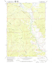 Kitty Creek 1978 topographic map thumbnail