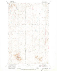 Knees 1970 topographic map thumbnail