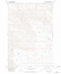 Knudson Draw NE 1982 topographic map thumbnail