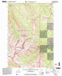 Koch Peak 2000 topographic map thumbnail