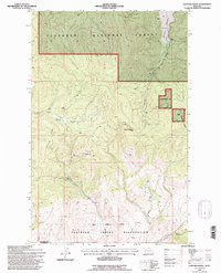 Kofford Ridge 1994 topographic map thumbnail