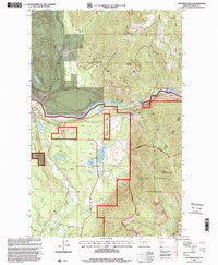 Kootenai Falls 1997 topographic map thumbnail
