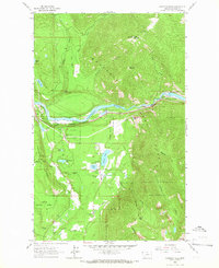 Kootenai Falls 1963 topographic map thumbnail