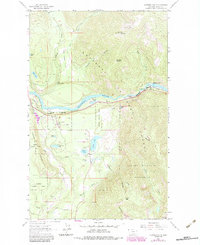 Kootenai Falls 1963 topographic map thumbnail