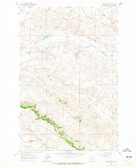 Krone Ranch 1963 topographic map thumbnail