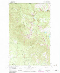 Ksanka Peak 1963 topographic map thumbnail