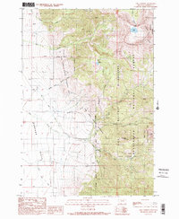 Lake Cameron 1988 topographic map thumbnail