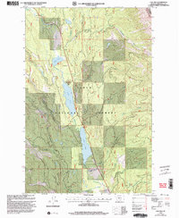 Lake Inez 1999 topographic map thumbnail