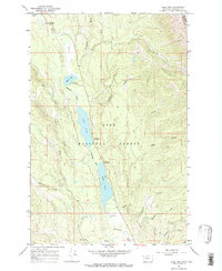 Lake Inez 1965 topographic map thumbnail
