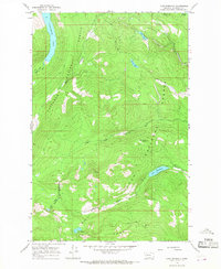 Lake Marshall 1965 topographic map thumbnail