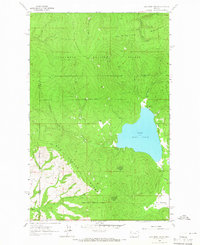 Lake Mary Ronan 1964 topographic map thumbnail