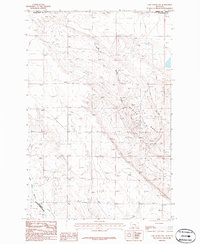Lake Mason NW 1986 topographic map thumbnail