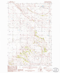 Lake Mason SE 1986 topographic map thumbnail