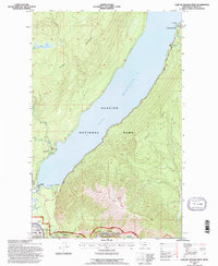 Lake Mc Donald West topographic map thumbnail