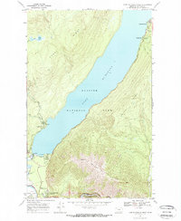 Lake Mc Donald West 1968 topographic map preview