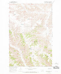 Lake Reservoir 1965 topographic map thumbnail