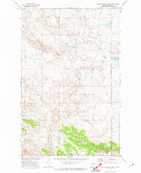 Lake Seventeen West 1971 topographic map thumbnail