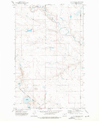Lake Thibadeau 1972 topographic map thumbnail