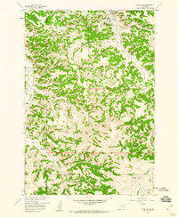 Lame Deer 1958 topographic map thumbnail