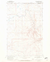 Landslide Butte 1968 topographic map thumbnail