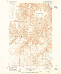 Last Chance Bench 1953 topographic map thumbnail