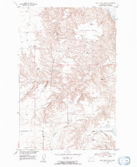Last Chance Bench 1953 topographic map thumbnail