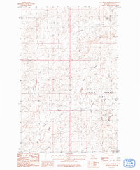 Last Chance Reservoir 1984 topographic map thumbnail