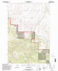 Lebo 1995 topographic map thumbnail