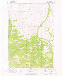 Lebo 1972 topographic map thumbnail