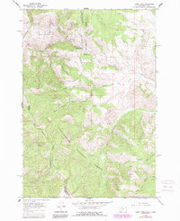 Lemhi Pass 1965 topographic map thumbnail