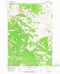 Lemhi Pass 1965 topographic map thumbnail