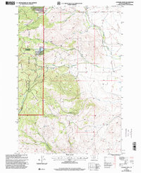 Leonard Creek 1997 topographic map thumbnail