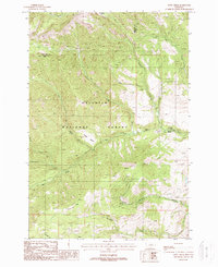 Lewis Creek 1988 topographic map preview