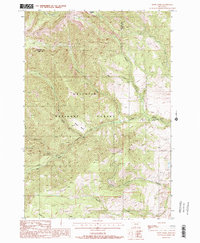 Lewis Creek 1988 topographic map preview