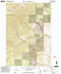 Lewis Creek 2000 topographic map thumbnail