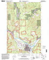 Libby 1997 topographic map thumbnail