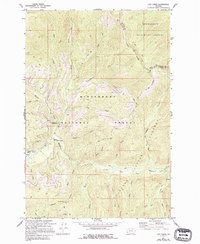 Lick Creek 1974 topographic map thumbnail