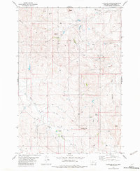 Lightning Butte 1982 topographic map thumbnail