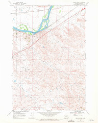Lignite Creek 1968 topographic map thumbnail