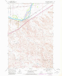 Lignite Creek 1968 topographic map thumbnail