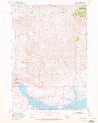 Lima Dam 1968 topographic map thumbnail