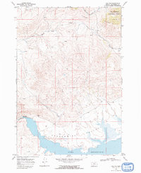 Lima Dam 1968 topographic map thumbnail