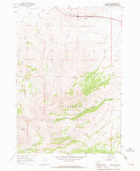 Lima Peaks 1965 topographic map thumbnail