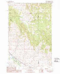 Limestone Ridge 1989 topographic map thumbnail